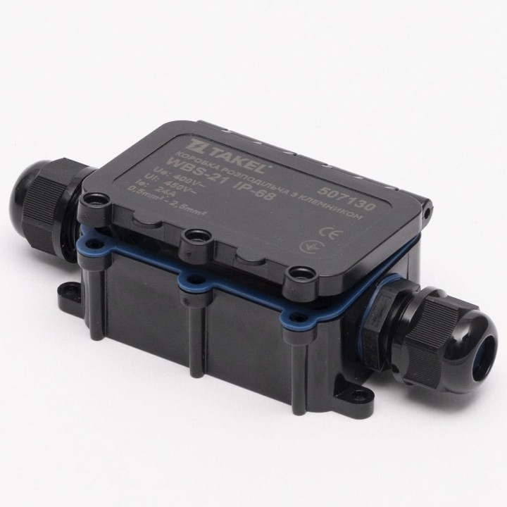 Коробка розподільча з клемником WBS-21 IP-68 TAKEL