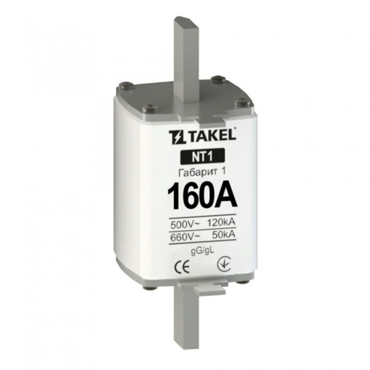 Плавка вставка запобіжника NT1 160А TAKEL 