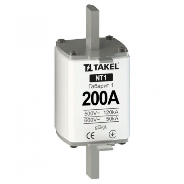 Плавка вставка запобіжника NT1 200А TAKEL 