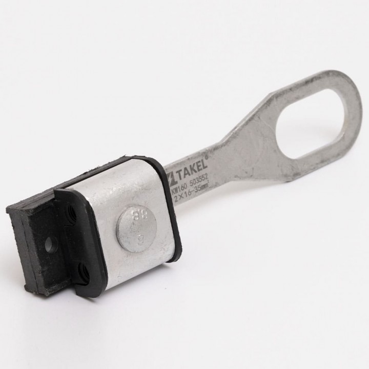 Затиcкач анкерний натяжний KW160 (2×16-35мм2) TAKEL