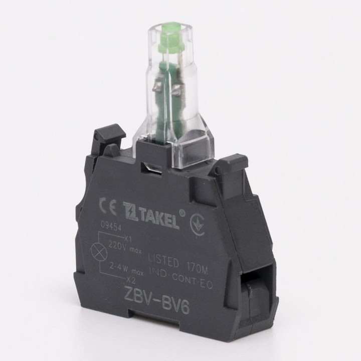 Блок світлодіодний TK5-M3 220V зелений TAKEL