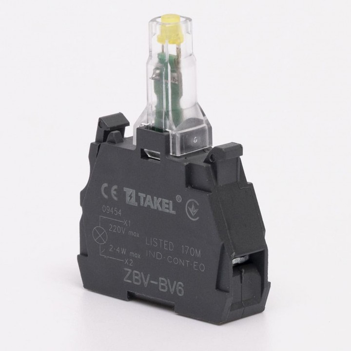 Блок світлодіодний TK5-M5 220V жовтий TAKEL