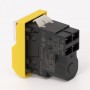 Пускова електромагнітна кнопка ESSB-11YC 4pin, жовта рамка