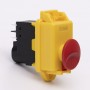 Пускова електромагнітна кнопка ESSB-61YC 4pin, жовта рамка