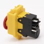 Пускова електромагнітна кнопка ESSB-62YC 5pin, жовта рамка