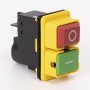 Пускова електромагнітна кнопка ESSB-101YC 4pin, жовта рамка