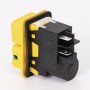 Пускова електромагнітна кнопка ESSB-101YC 4pin, жовта рамка