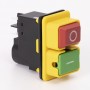 Пускова електромагнітна кнопка ESSB-102YC 5pin, жовта рамка