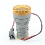 Світлодіодний ваттметр AD22-KW (кВт), жовтий TAKEL