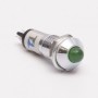 Світлодіодний індикатор металевий AD22B-8 220v AС, зелений