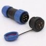 Коннектор вологозахищенний SP-20 4pin TAKEL 