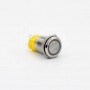 Кнопка металева КНМ-UL-16-FJ-E-Z 220V 1NO1NC плоска з фіксацією 5A, червоний TAKEL