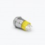 Кнопка металева КНМ-UL-16-FJ-E-Z 220V 1NO1NC плоска з фіксацією 5A, червоний TAKEL