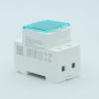 Розетка на Din-рейку з заземленням РТ-316 з кришкою TAKEL