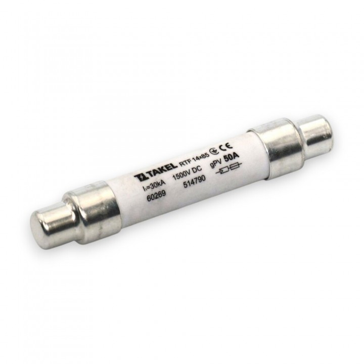 Плавка вставка запобіжника RTF 14х85 50А 1500В DC TAKEL