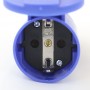 Розетка переносна 212 16А 220В 2Р+Е IP44 TAKEL 