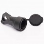 Розетка каучукова з захисною кришкою з вухом переносна 415 2Р+РЕ IP44 LEE