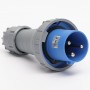 Вилка переносна 0332 63А 220В 2Р+Е IP67 Argent TAKEL