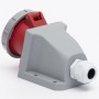 Розетка стаціонарна зовнішня 1142 16А 380В 3Р+Е IP67 Argent TAKEL