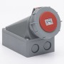 Розетка стаціонарна зовнішня 1342 63А 380В 3Р+Е IP67 Argent TAKEL