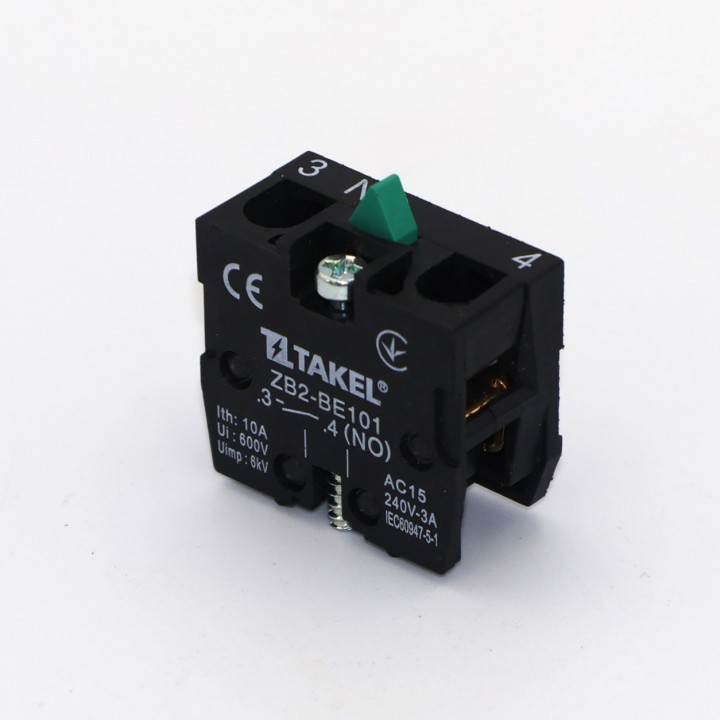 Блок-контакт ZB2-BE 101 (NO) для монтажу XB2 в корпусі поста