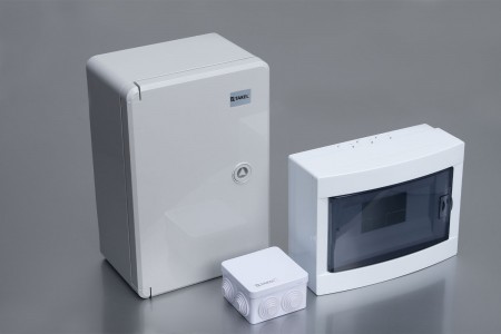 Корпуси, щити та коробки монтажні