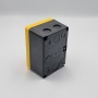 Пост кнопковий електромагнітний ESSB-212YC 5pin з аварійною кнопкою TAKEL
