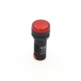 Світлодіодний індикатор AD22D 230v АC/DC ARGENT, червоний TAKEL