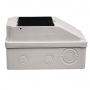 Корпус (щит) на 4 модулі та 1 силовий роз'єм 214x128x120мм IP54 TAKEL 