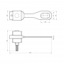 Затиcкач анкерний натяжний KW161 (4×16-35мм2) TAKEL