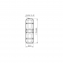 Конектор К16 2pin IP68 TAKEL