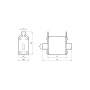 Плавка вставка запобіжника NH00 160А 80V DC TAKEL